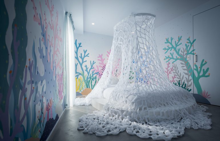 Venus_ Flower Basket, Lulu Kouno, BnA Alter Museum, Room Img 1, 2019 (photo Tomooki Kengaku)