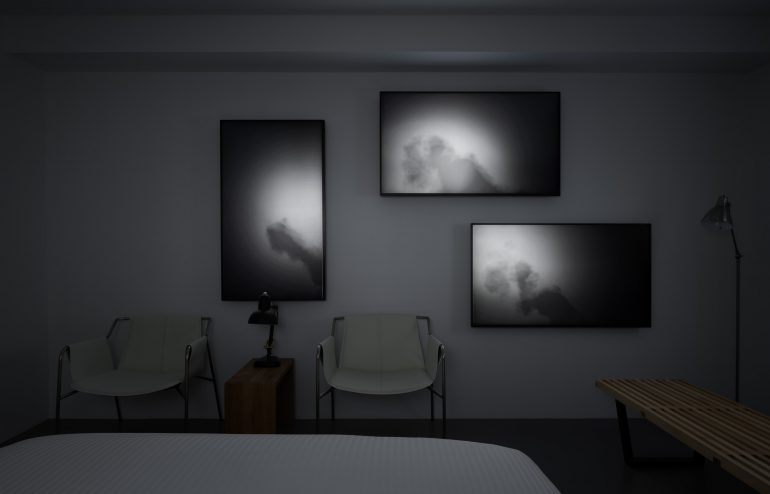 continuum, Daito Manabe (Rhizomatiks), BnA Alter Museum, Room Img 2, 2019 (photo Tomooki Kengaku)